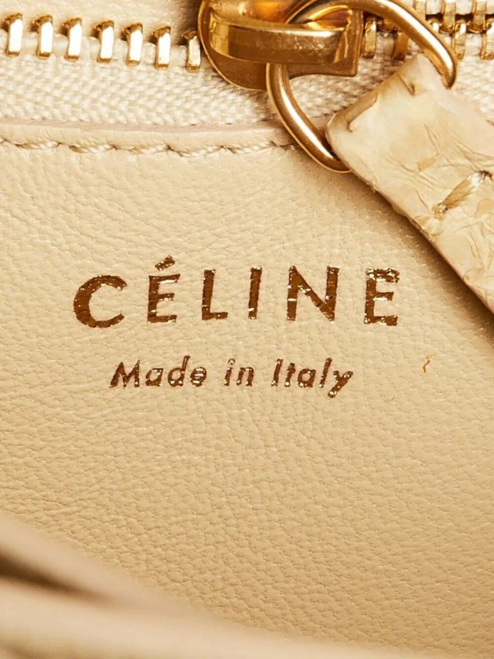 Celine Beige Python Mini Box Bag - Picture 8 of 11